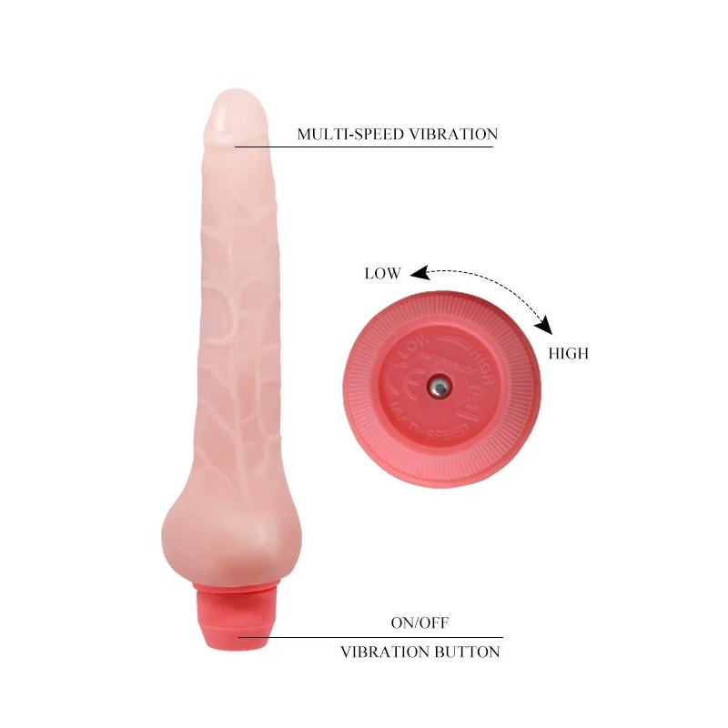 Zginany wibrator penis realistyczny naturalny 19cm